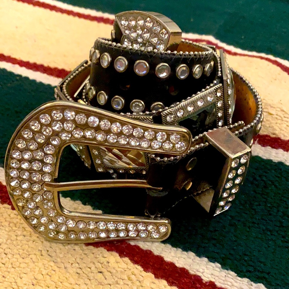 Rhinestone belt